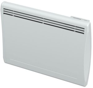 Radiateur électrique à inertie fluide 1000 W HJM Alanis horizontal blanc