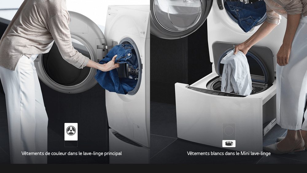 CES 2015 – LG Twin Wash, mini lave-linge pour laver en double