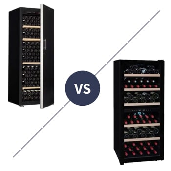 cave à vin de service VS vieillissement