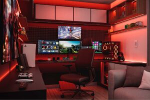 interior design, home office, modern interior