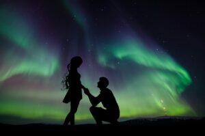 nature, aurora borealis, night