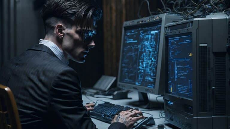 hacker, computer, programming