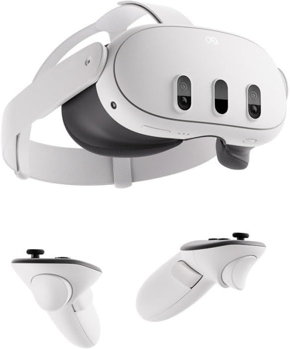 Gros plan sur le casque virtuel Meta Quest 3
