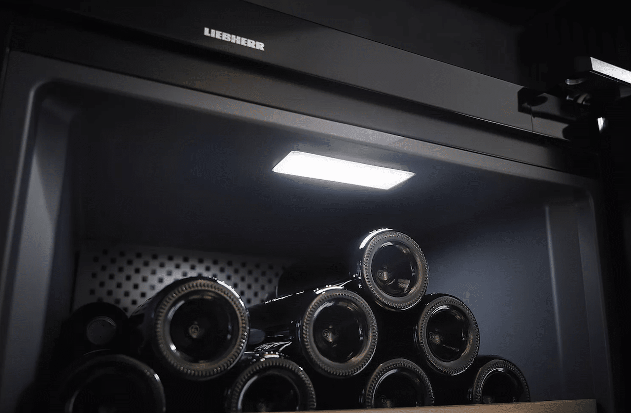 Une cave à vin de chez Liebherr.