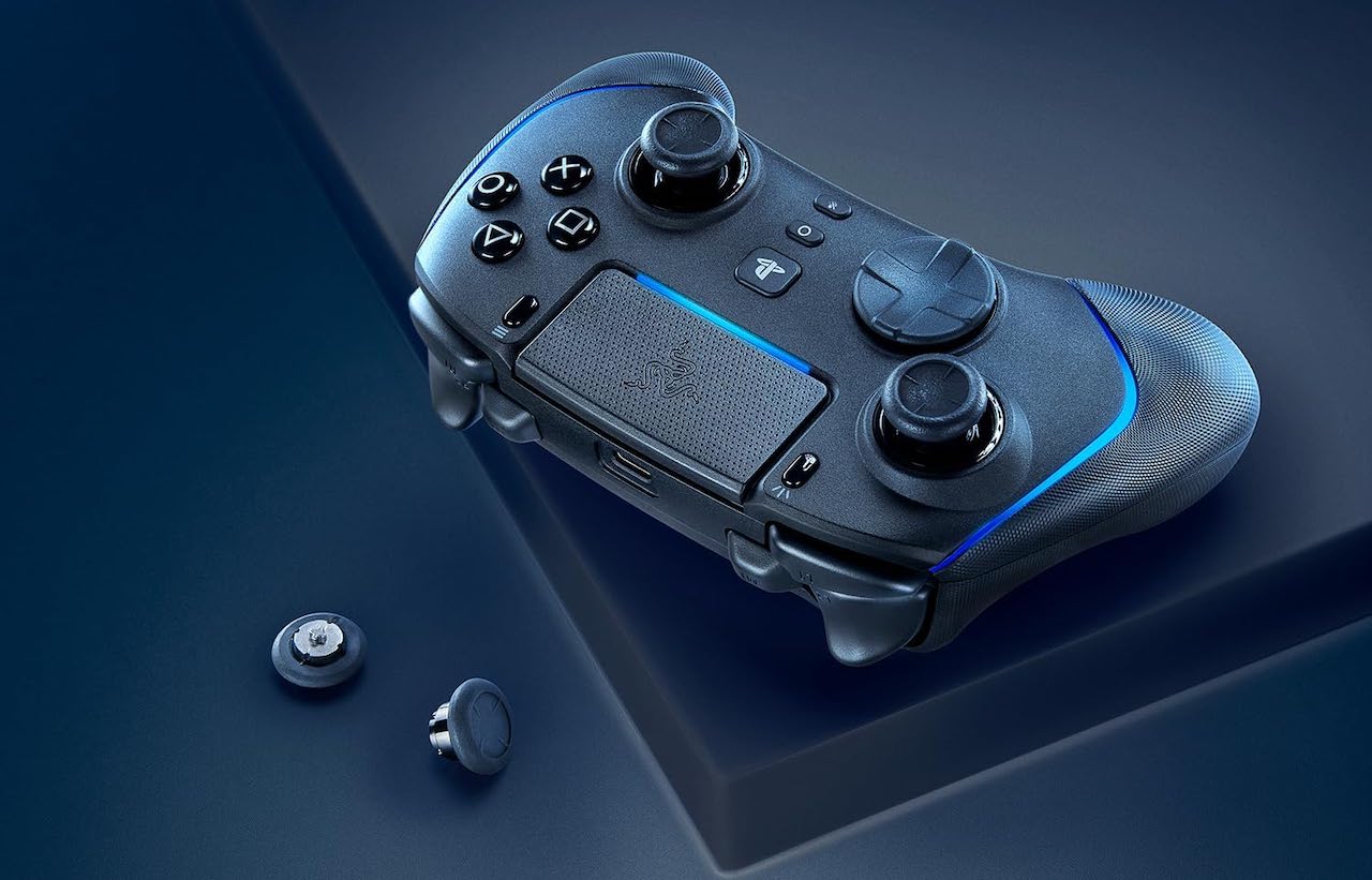 Une manette PS5.