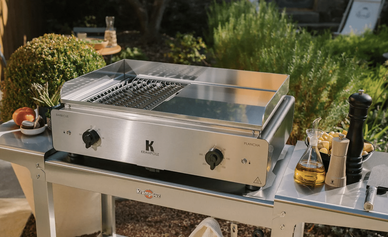 Une plancha électrique de la marque Krampouz.