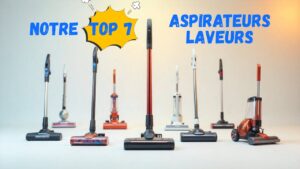 Plusieurs aspirateurs laveurs alignés