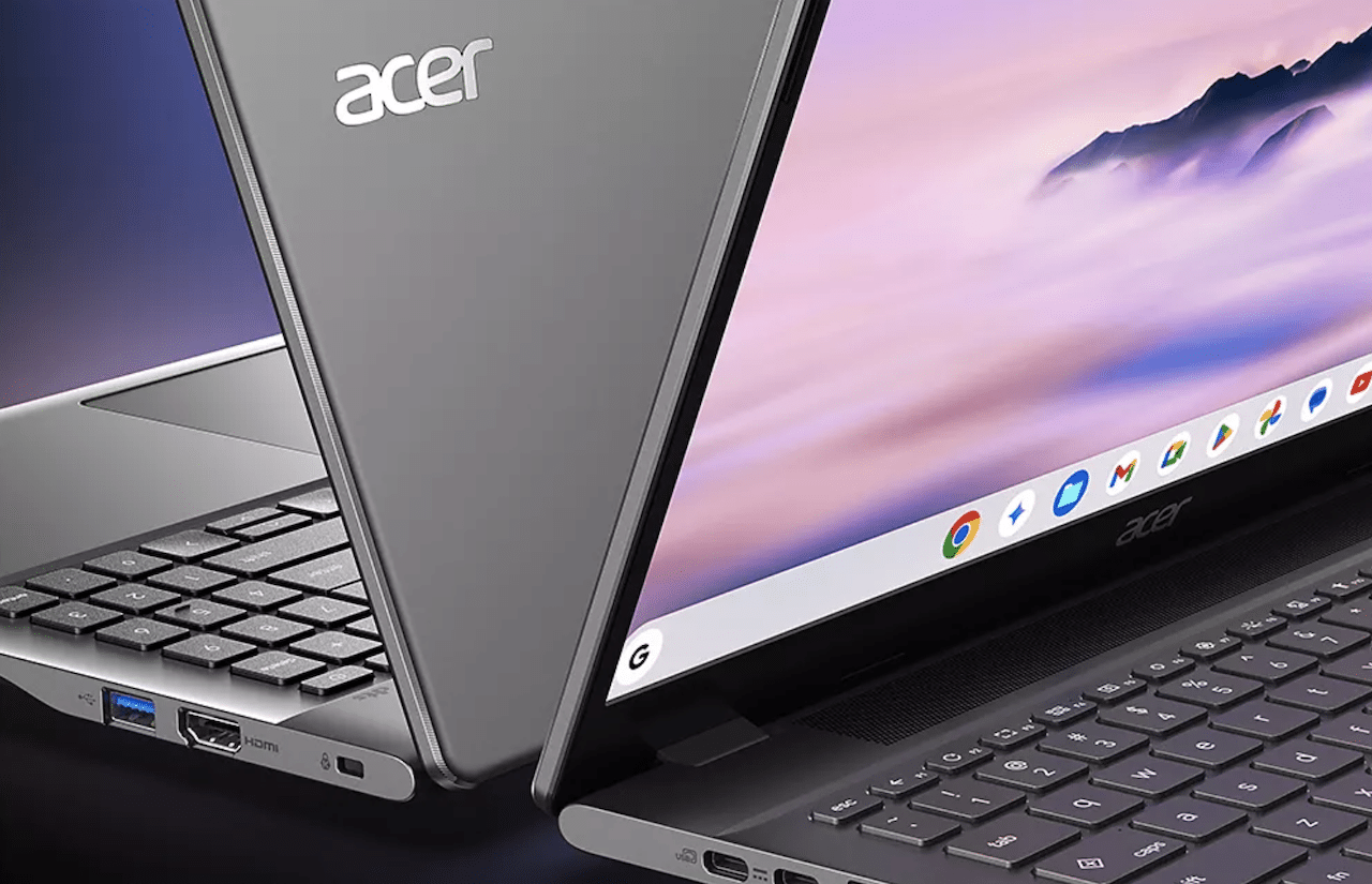 Un PC Chromebook de la marque Acer.