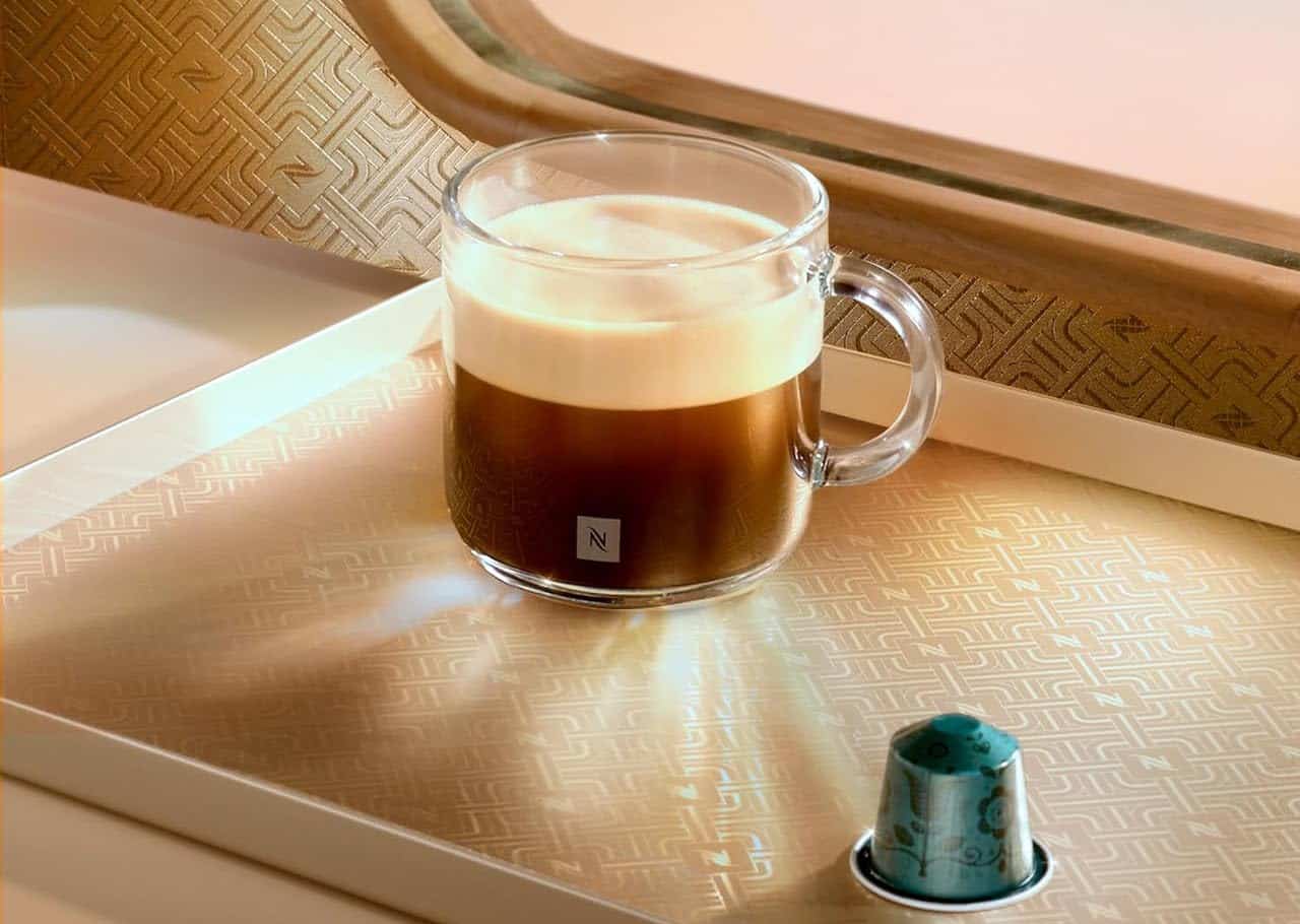 Une tasse de café Nespresso.