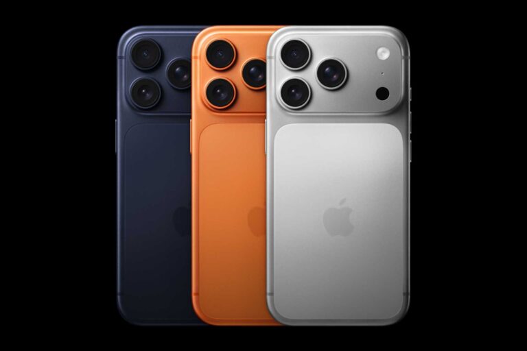 Les 3 couleurs de l'iPhone 17 Pro PAx