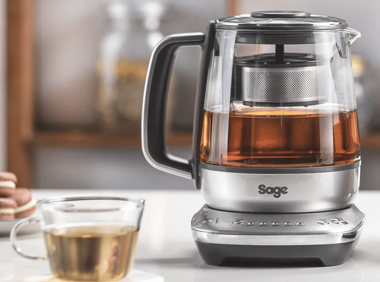 Une théière de la marque Sage Appliances.
