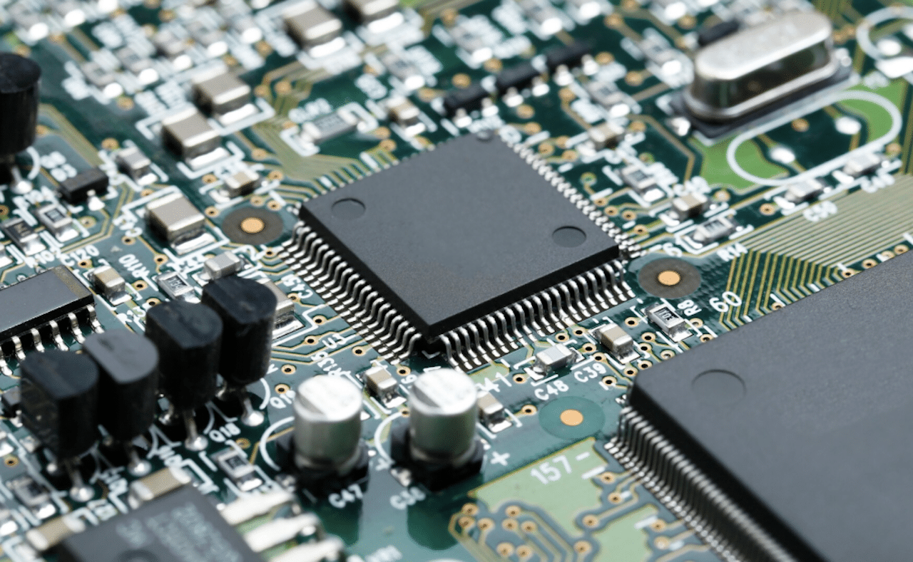 Zoom sur une carte graphique.