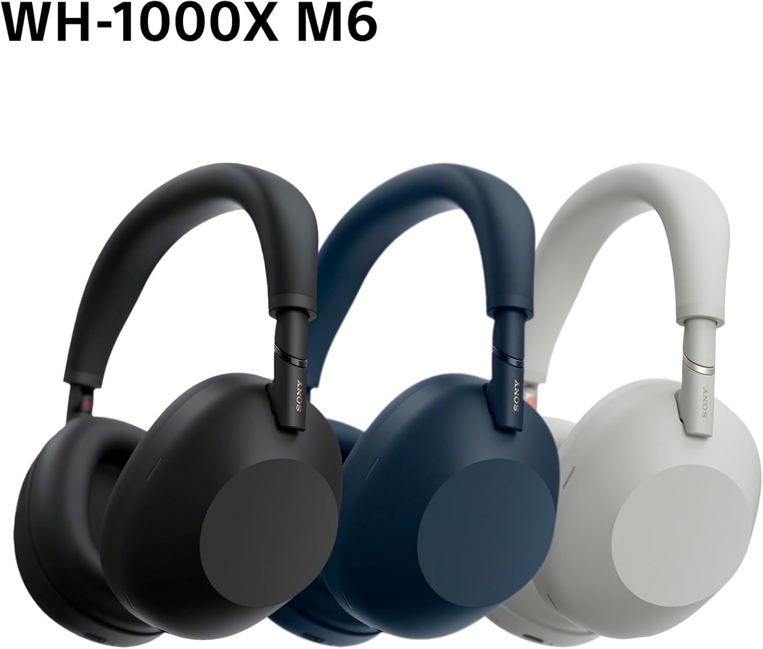 Les 3 coloris du casque audio Sony WH-1000-XM6