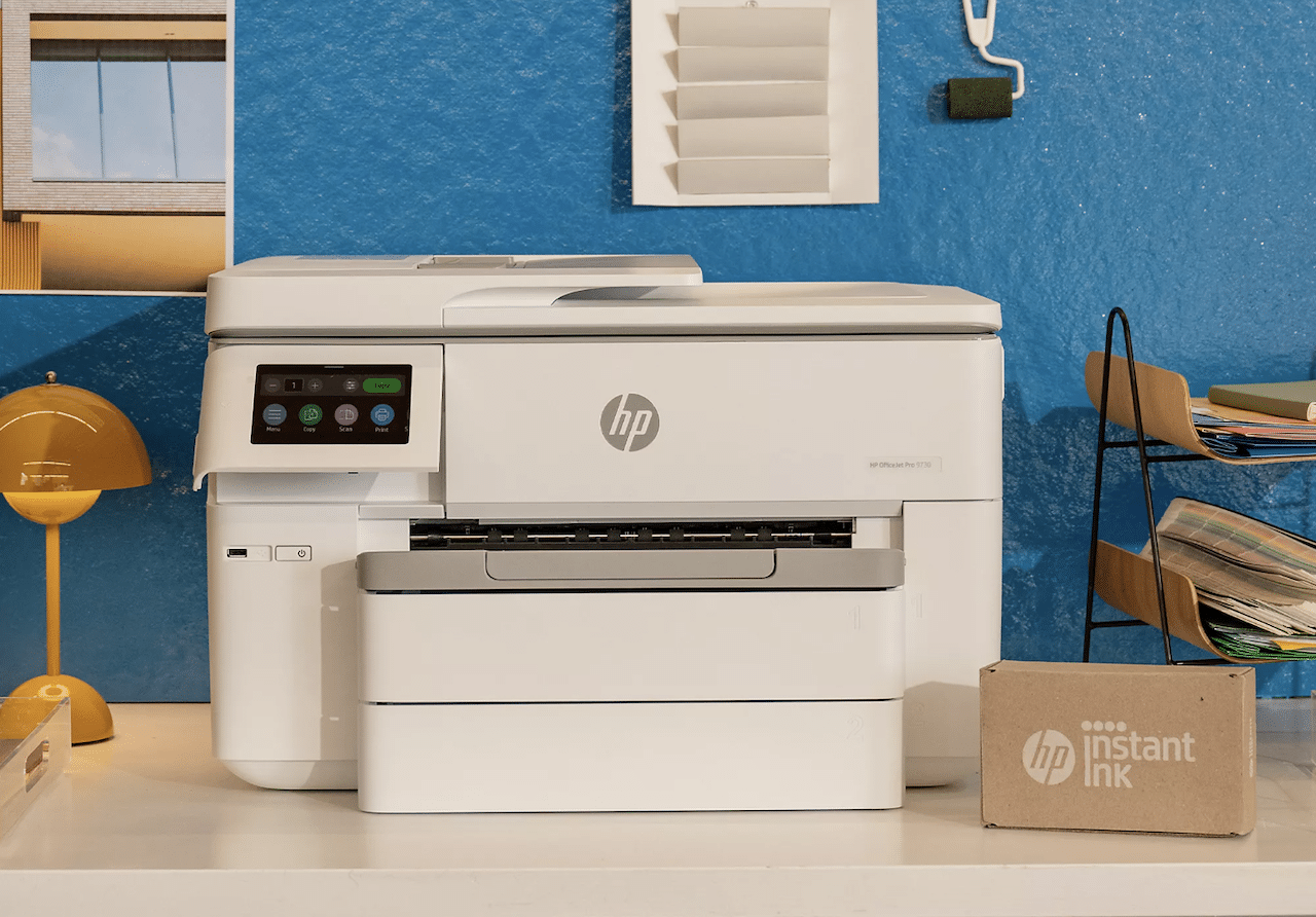 Une imprimante A4 de la marque HP.