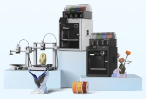 Plusieurs imprimantes 3D de la marque Bambu Lab