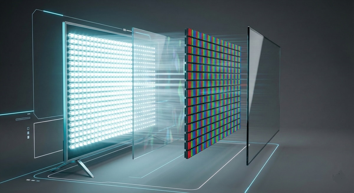 Illustration du fonctionnement de la technologie LED pour les écrans