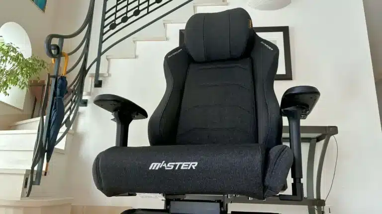 Chaise gaming DXRacer Master XL noir en tissu