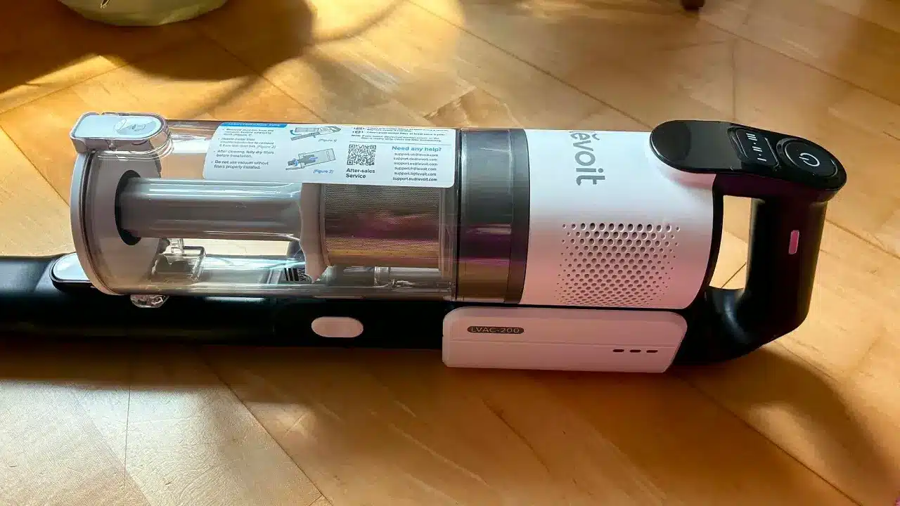 Bac à poussière de l'aspirateur balai Levoit Lvac 200