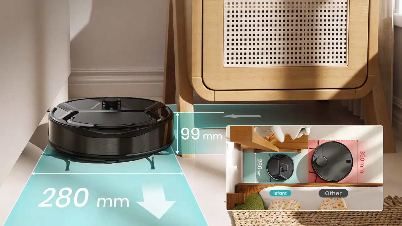 Les dimensions réduites du Lefant M210 Pro Omni lui permettent de passer partout